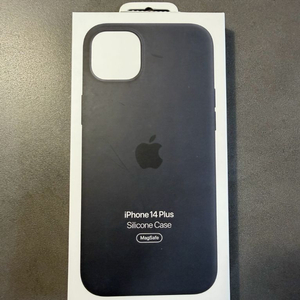 애플정품 아이폰14플러스 실리콘케이스 미드나이트 새제품 이미지