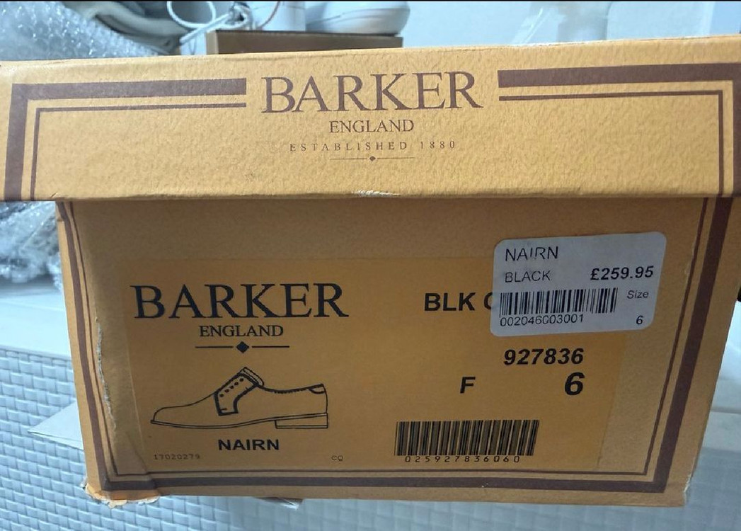 Barker England 남성 더비슈즈 6사이즈 250 이미지