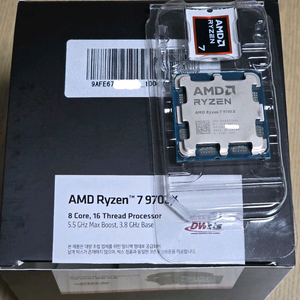 대원정품 9700X AMD CPU AS 27년 12월 까지 이미지