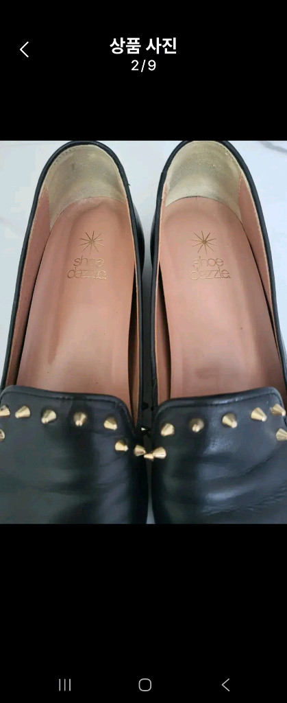 스터드 장식 로퍼(240사이즈) 이미지