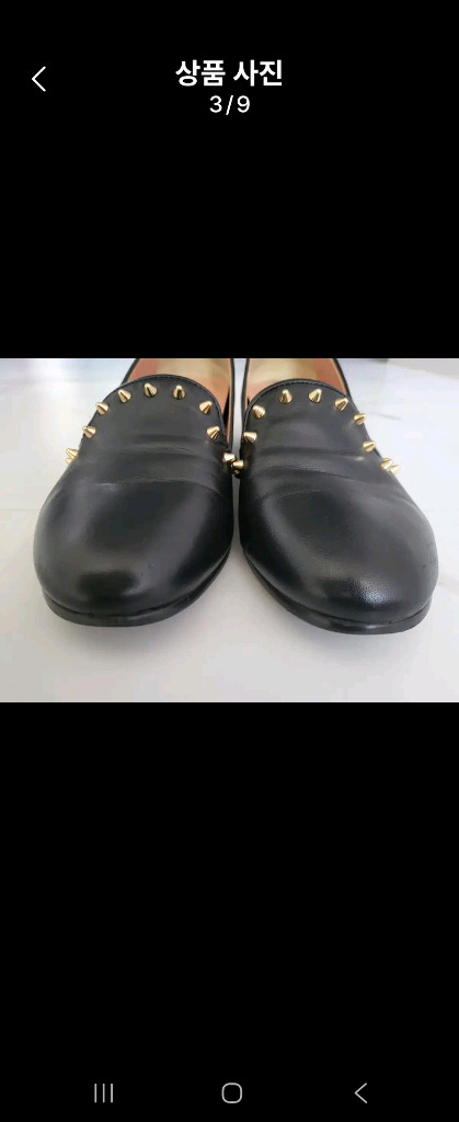 스터드 장식 로퍼(240사이즈) 이미지