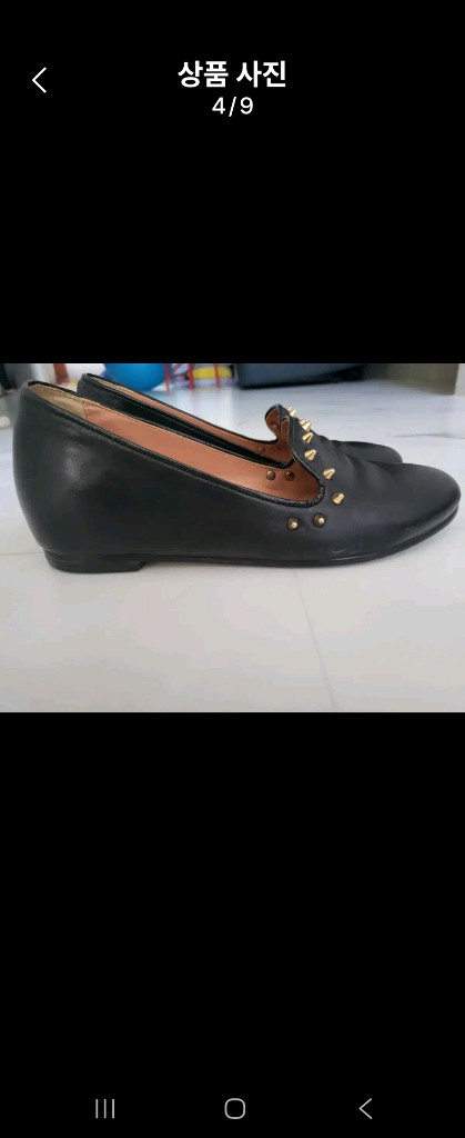 스터드 장식 로퍼(240사이즈) 이미지