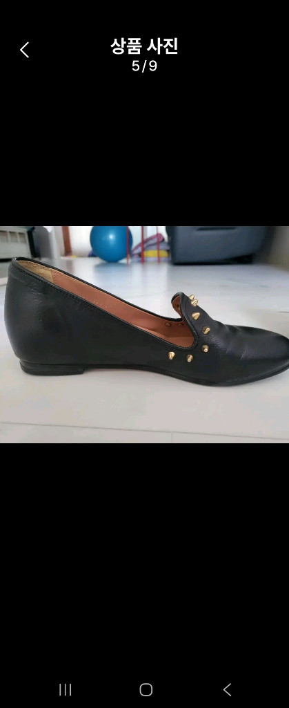 스터드 장식 로퍼(240사이즈) 이미지