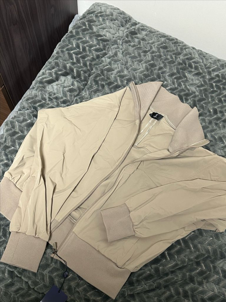 (90)LPGA 여성하이넥 윈드브레이커 베이지 이미지