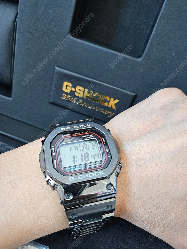판/교 지쇼크 X 포터 35주년 스퀘어 500개 한정모델 GMW-B5000TFC-1JR 이미지