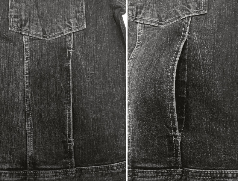 TNGT/티엔지티 세미오버핏 데님 트러커 자켓 워시드 블랙 L(100) 사이즈 (새상품, 마지막 할인) 이미지