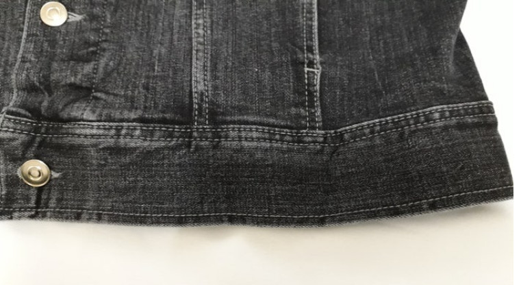 TNGT/티엔지티 세미오버핏 데님 트러커 자켓 워시드 블랙 L(100) 사이즈 (새상품, 마지막 할인) 이미지