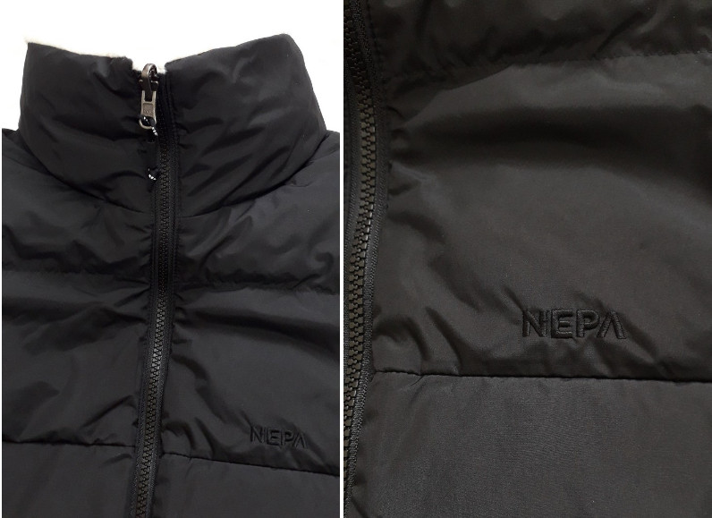 네파 C-TR 리버시블 다운 자켓 (디보 구스 다운) / 크림, 블랙 105 사이즈 (새상품) 이미지