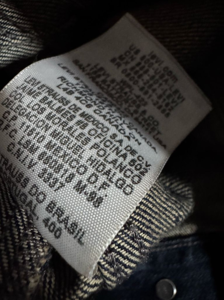 여성 리바이스 파시티블리 슈페리어 트러커 크롭 데님 자켓 Xs ~ s 이미지