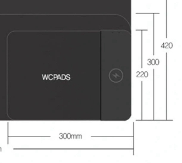 데이비드테크 엔비오 무선 충전 마우스 패드 이미지