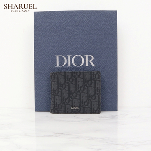 디올 오블리크 자카드 남자반지갑 2OBBH027YSE 이미지