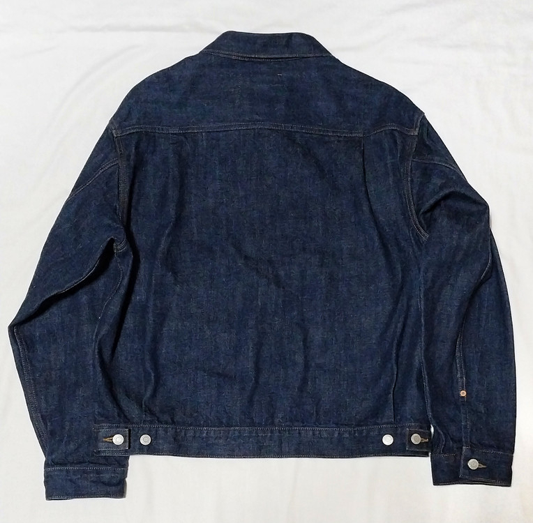 아웃스탠딩 셀비지 2세대 데님 자켓 인디고 40/M 사이즈 (마지막 할인) 이미지