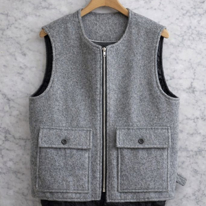 서울 디자이너 브랜드 모 조끼 누빔 퀼팅 경량 베스트 556677 정도 사이즈 이미지