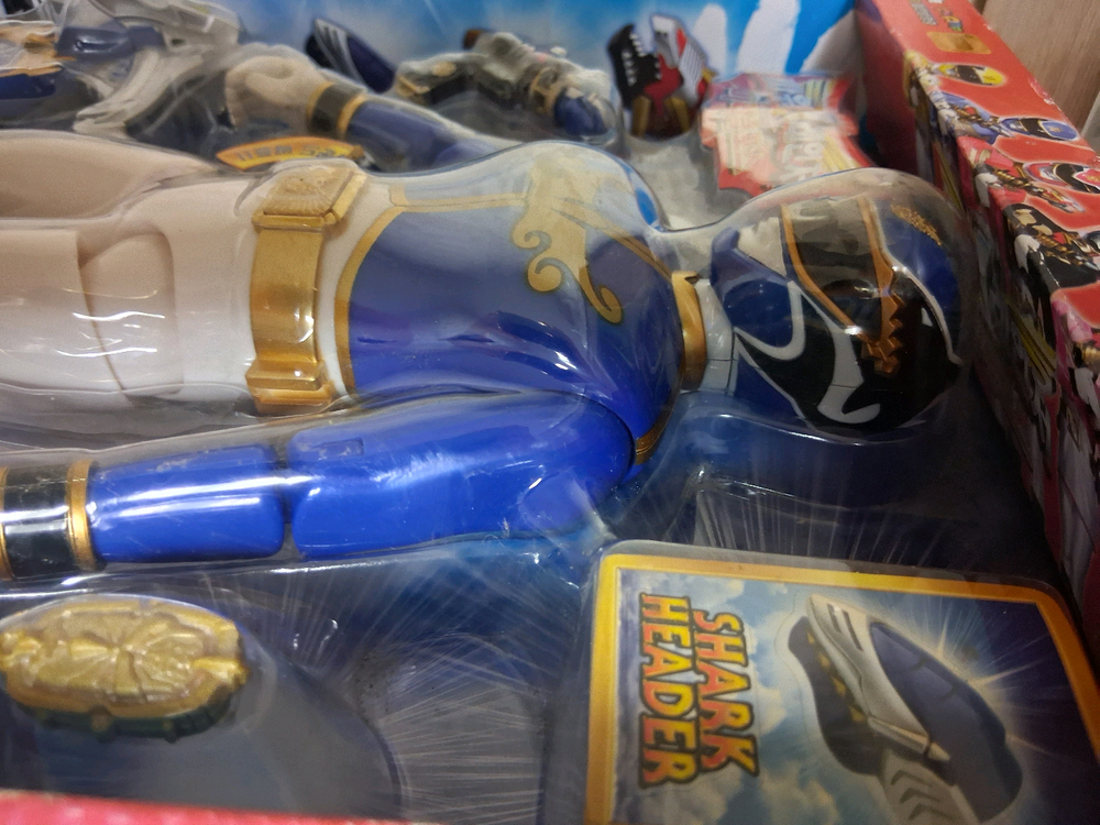 고전 파워레인저 미라클블루 액션피규어 미개봉 이미지