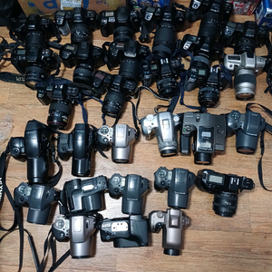 부품 디피용 미놀타 올림푸스등 아날로그 필름카메라 일괄 이미지