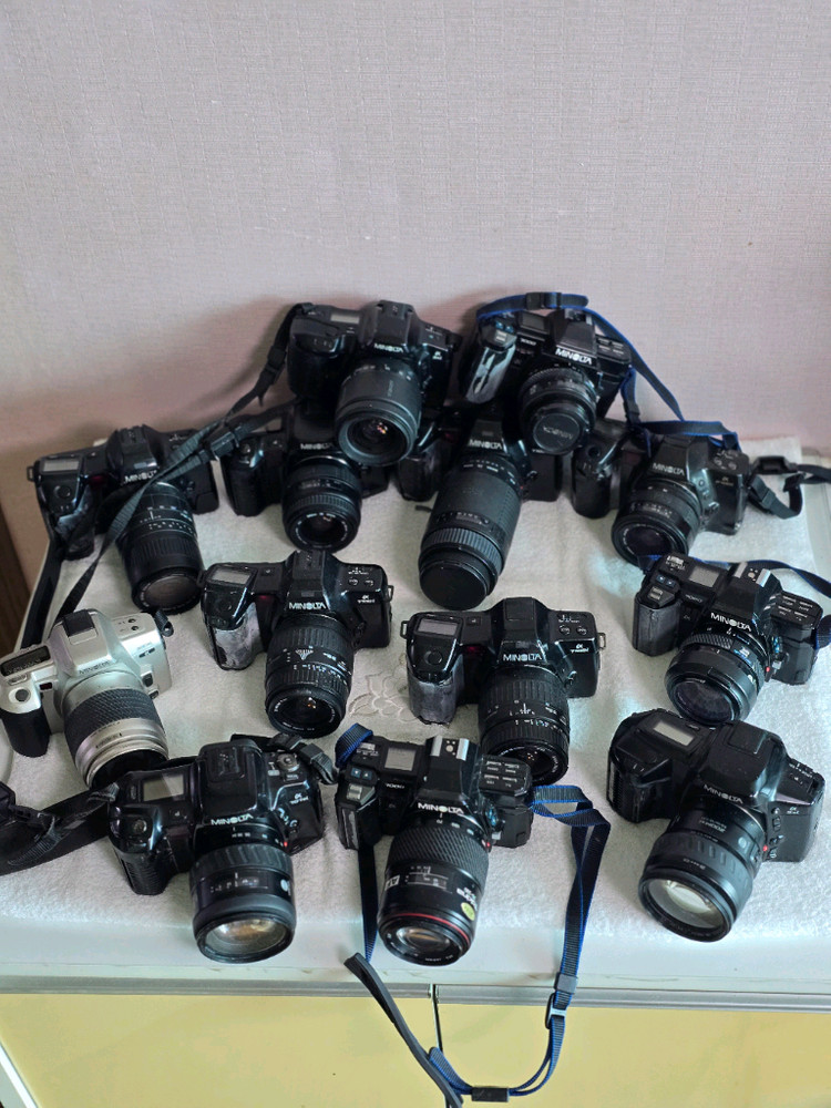 부품 디피용 미놀타 올림푸스등 아날로그 필름카메라 일괄 이미지