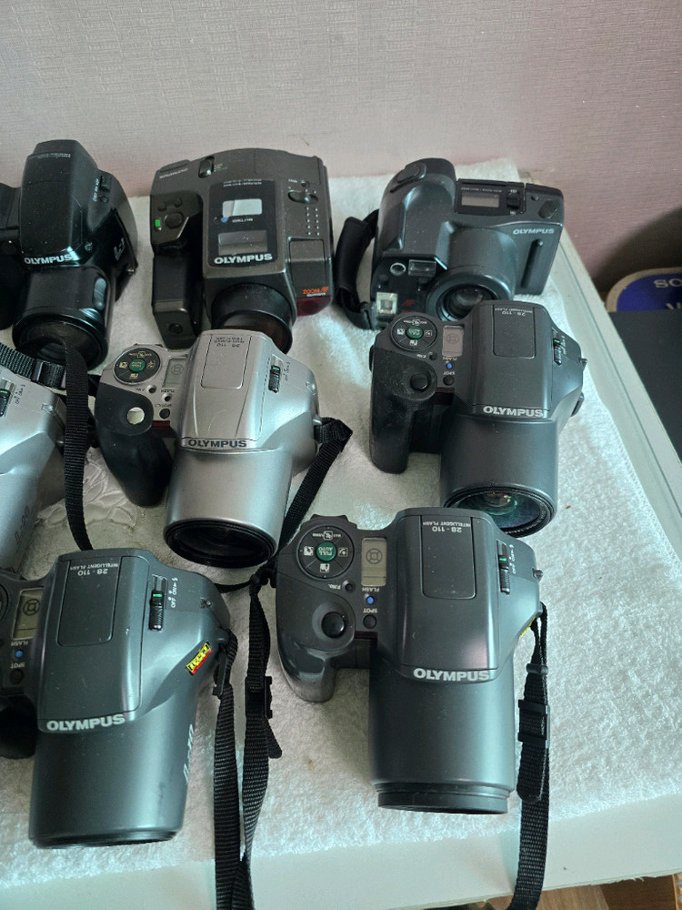 부품 디피용 미놀타 올림푸스등 아날로그 필름카메라 일괄 이미지