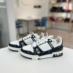 [중고명품 럭스올 울산점]루이비통 LV 트레이너 데님 스니커즈 36사이즈 이미지