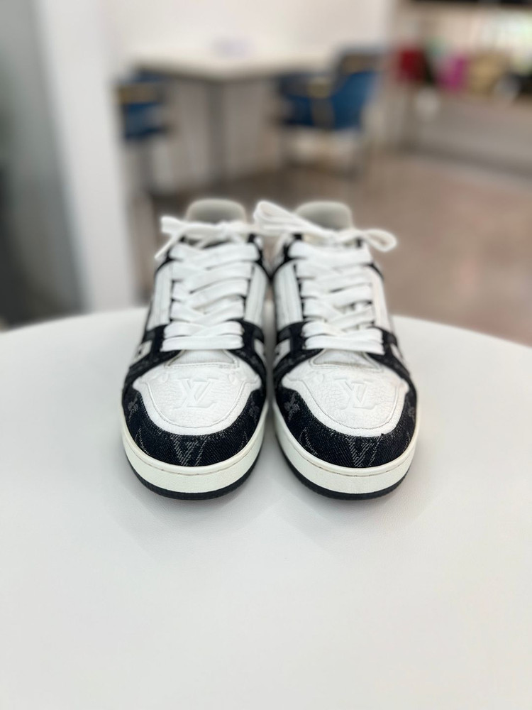 [중고명품 럭스올 울산점]루이비통 LV 트레이너 데님 스니커즈 36사이즈 이미지