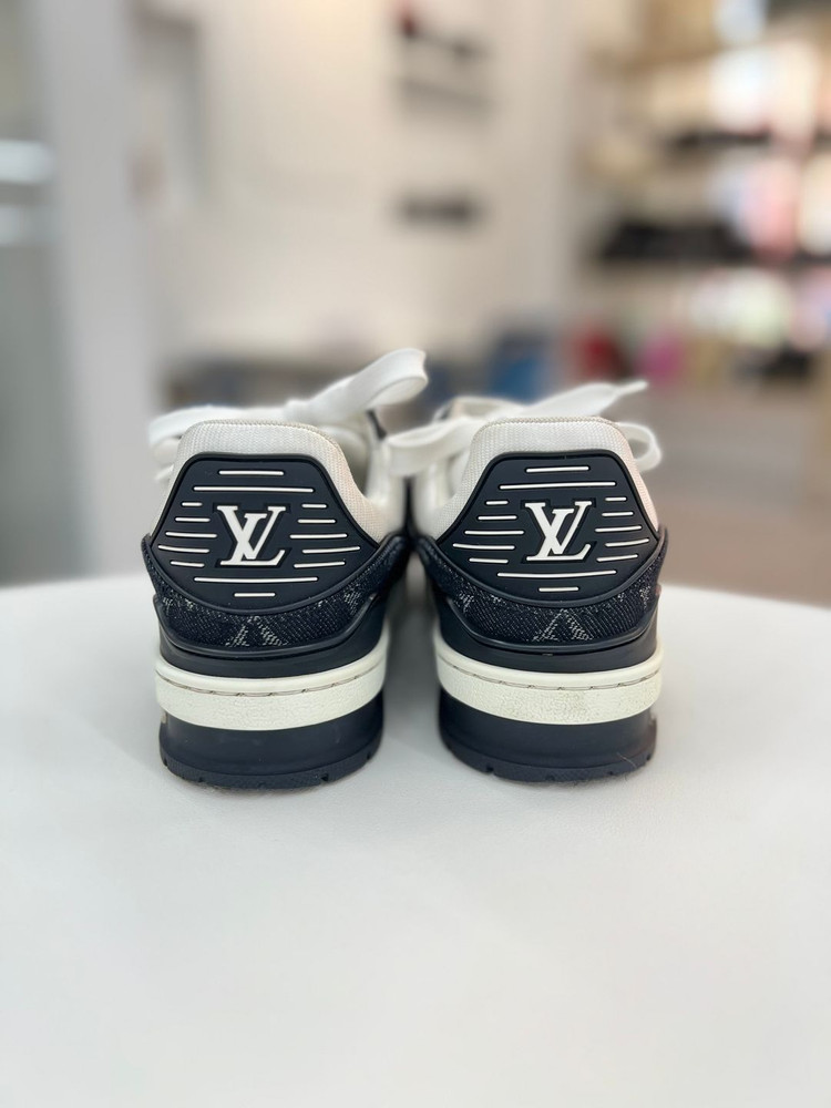 [중고명품 럭스올 울산점]루이비통 LV 트레이너 데님 스니커즈 36사이즈 이미지