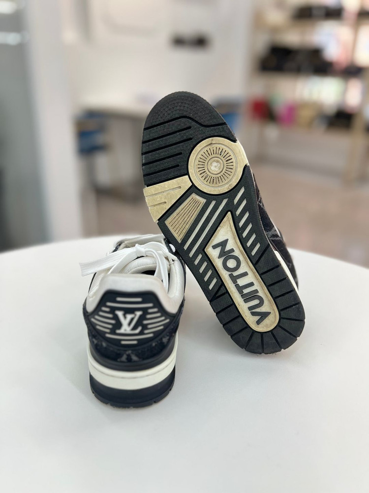 [중고명품 럭스올 울산점]루이비통 LV 트레이너 데님 스니커즈 36사이즈 이미지