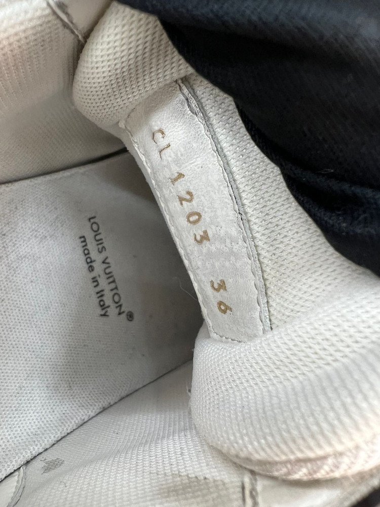 [중고명품 럭스올 울산점]루이비통 LV 트레이너 데님 스니커즈 36사이즈 이미지