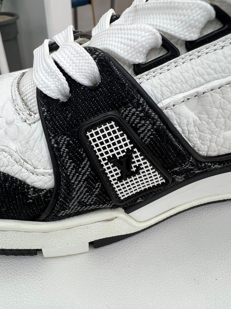 [중고명품 럭스올 울산점]루이비통 LV 트레이너 데님 스니커즈 36사이즈 이미지