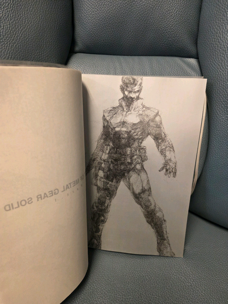 고전, 메탈기어, 아트북, 메탈기어솔리드 이미지