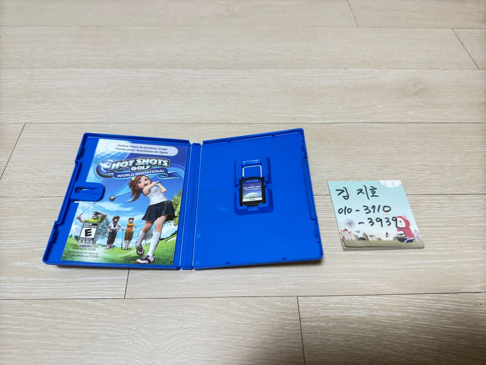 소니 PS VITA HOT SHOT GOLF WORLD INVITATIONAL 모두의 골프 게임 팝니다. 이미지