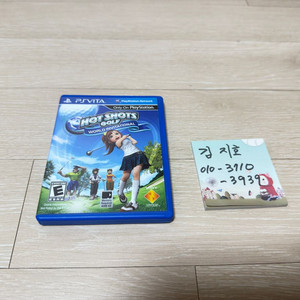 소니 PS VITA HOT SHOT GOLF WORLD INVITATIONAL 모두의 골프 게임 팝니다. 이미지