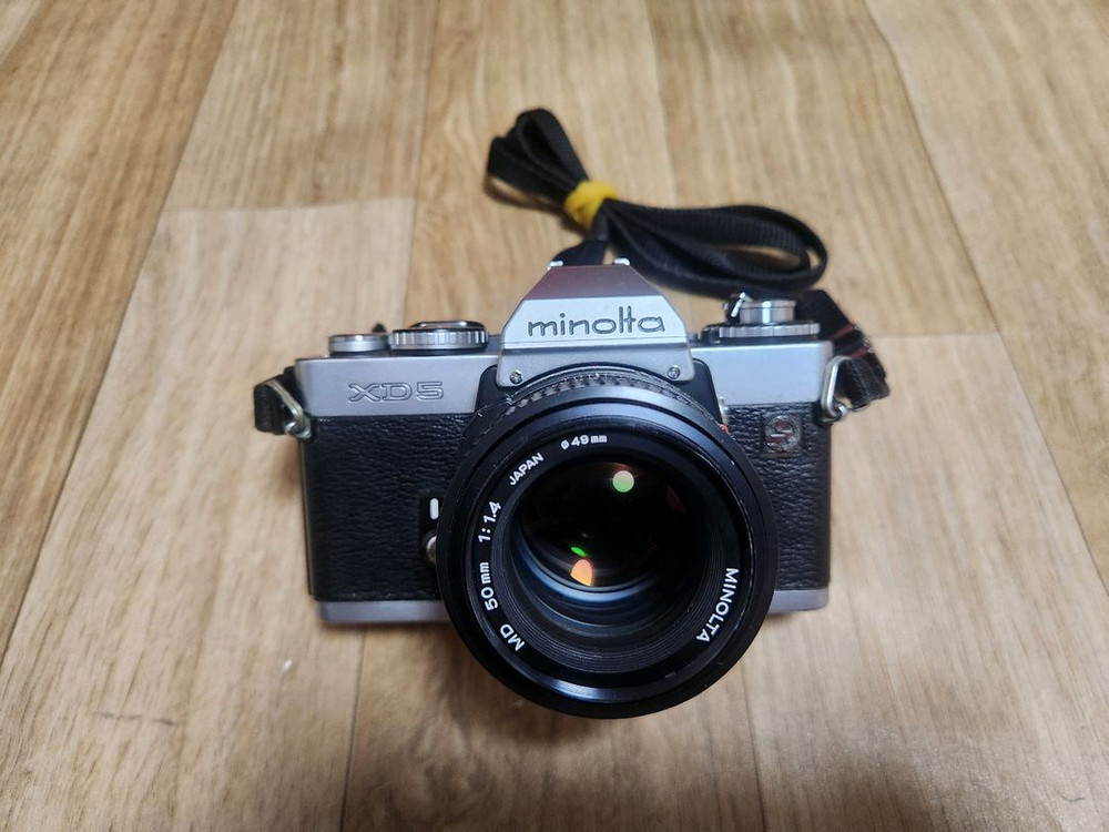 미놀타 XD 5 바디및 50mm f1.4 렌즈 셋트 입니다 이미지