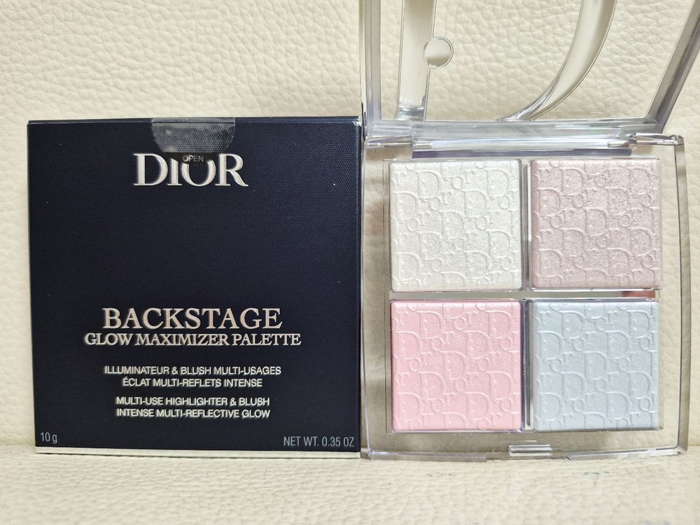 [미개봉 새상품] NEW 디올 백스테이지 글로우 맥시마이저 팔레트 2호 프로스티드 오팔 하이라이터 페이스 정품 이미지