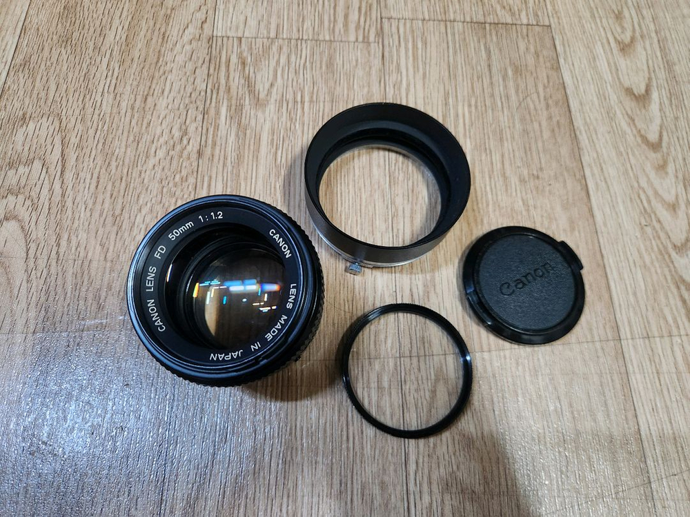 캐논 A-1바디및 50mm F1.2 렌즈 + 모터드라이브 셋트 판매합니다 이미지