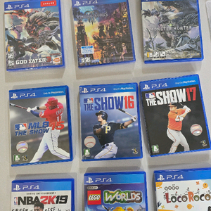 PS4 게임 타이틀 모음 이미지