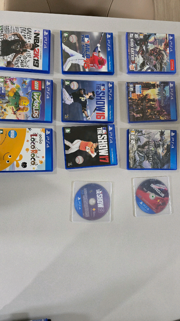 PS4 게임 타이틀 모음 이미지