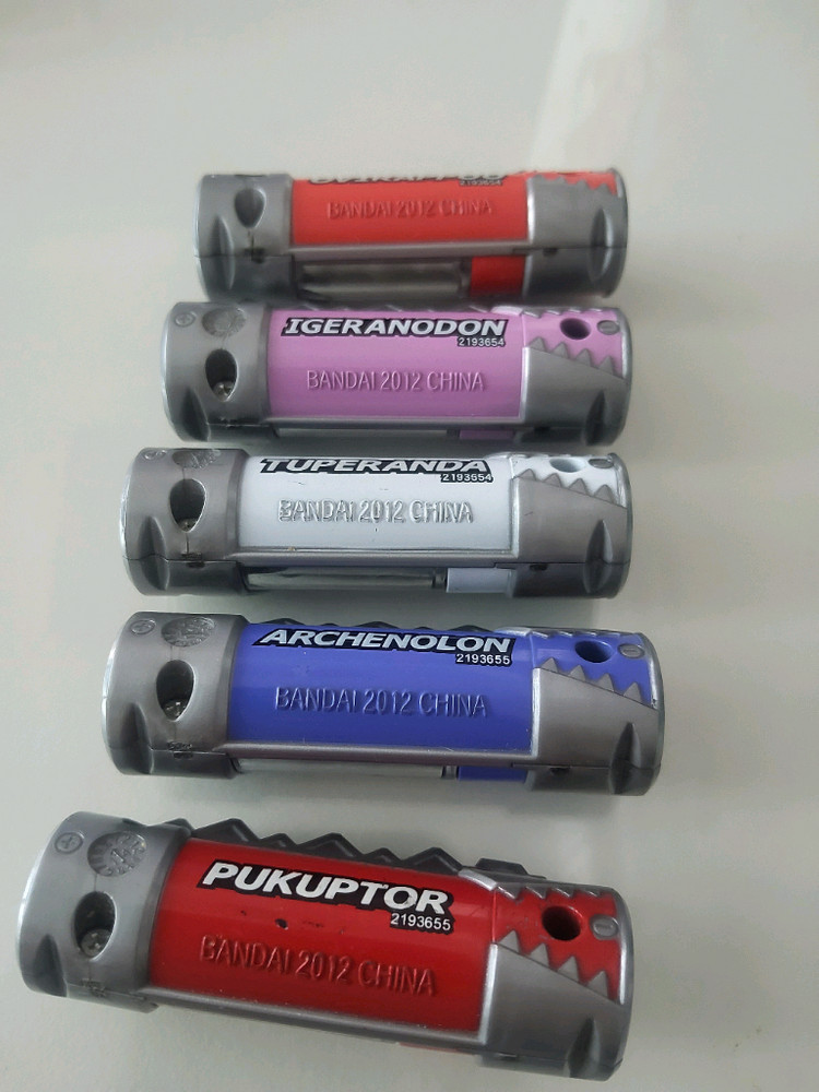 파워레인저 다이노 셀 수전지 일괄판매 이미지