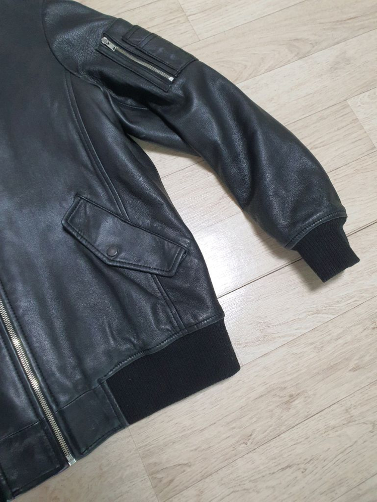 90 MLB 엠엘비 가죽 자켓 양가죽 남여공용 90사이즈 완전깨끗해요 이미지