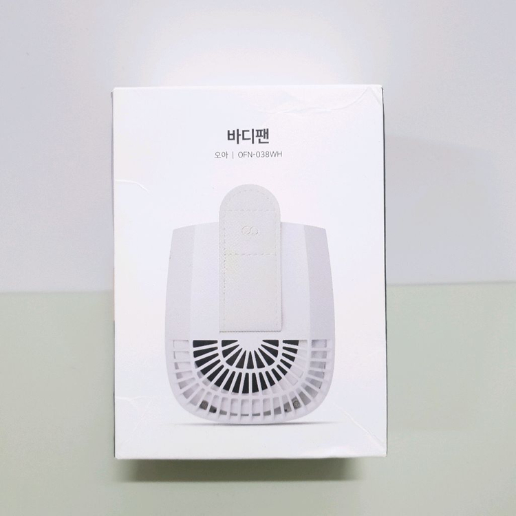 단순개봉) 오아 바디팬 클립형 휴대용 바디 선풍기 OFN-038WH 이미지