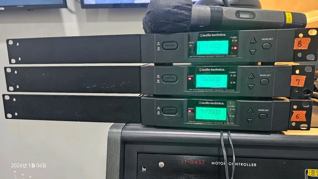 오디오 테크니카 무선마이크 이미지