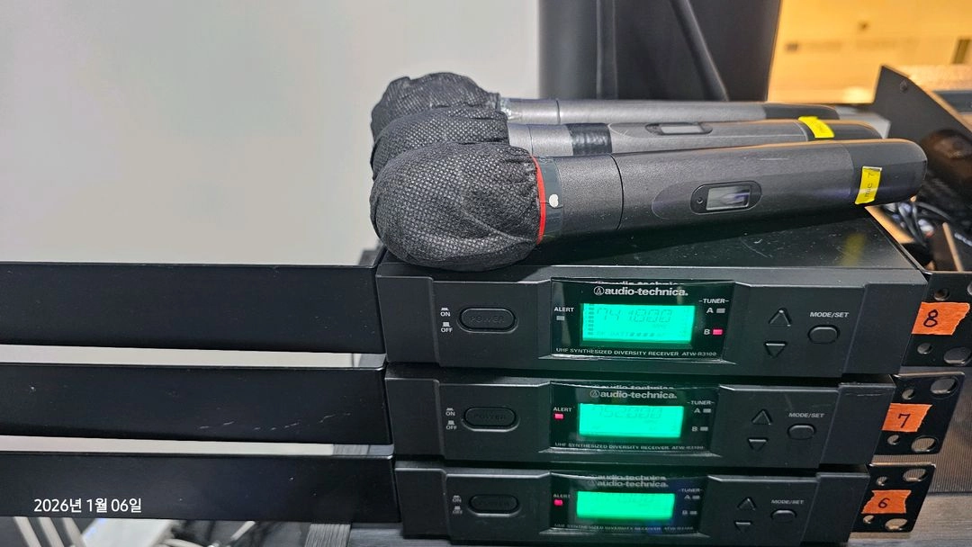 오디오 테크니카 무선마이크 이미지