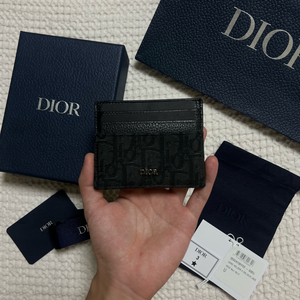 (당일배송 풀구성) 디올 오블리크 카드지갑 이미지
