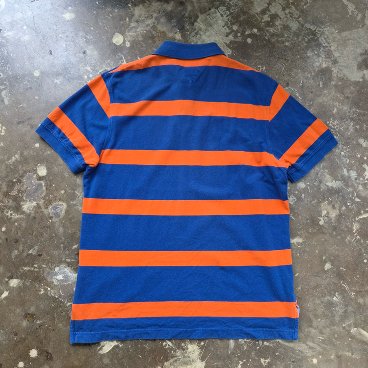 M) 타미힐피거 스트라이프 반팔 카라티 카라티셔츠 이미지