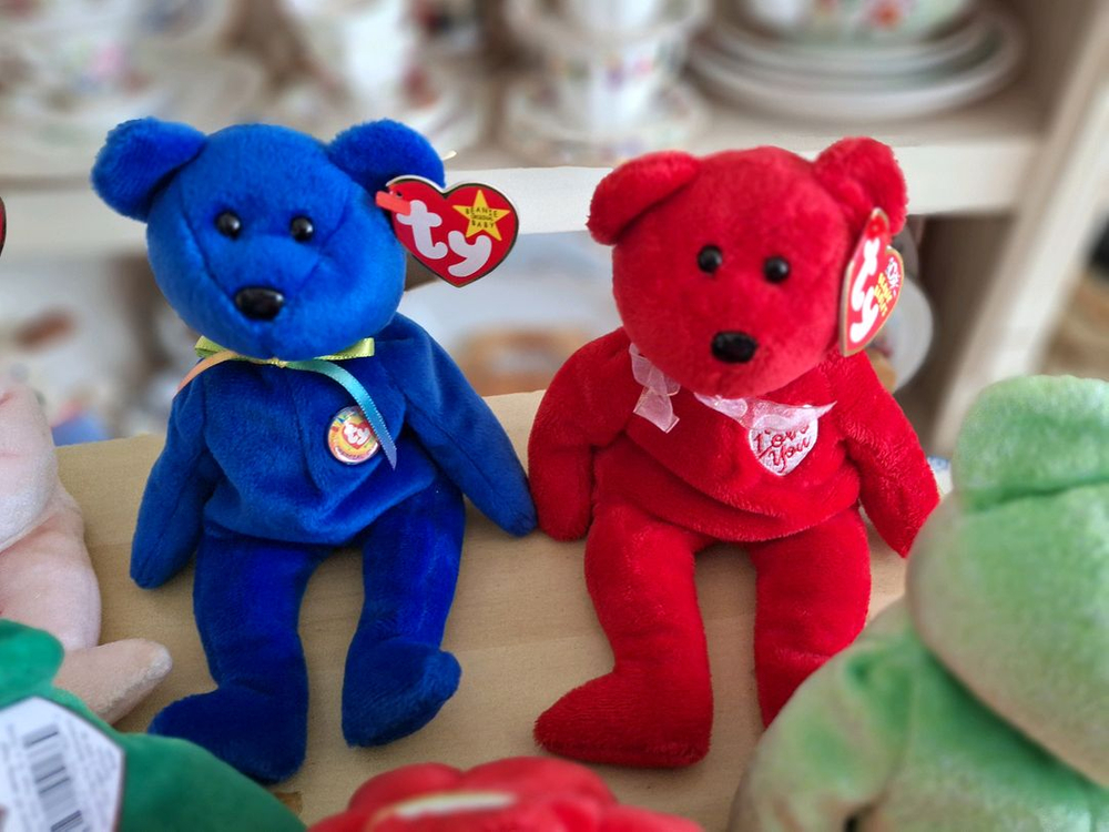 [빈티지] Ty 비니 베이비 정품 곰인형 7종 컬렉션 이미지