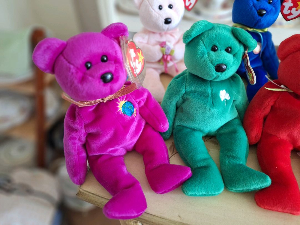 [빈티지] Ty 비니 베이비 정품 곰인형 7종 컬렉션 이미지