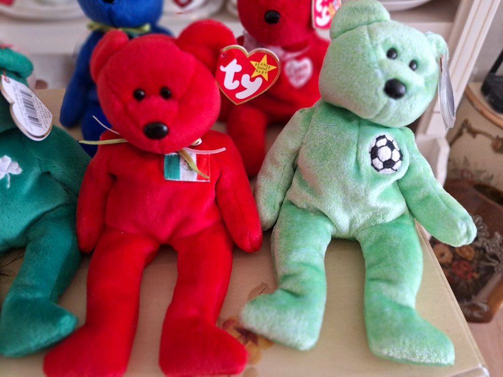 [빈티지] Ty 비니 베이비 정품 곰인형 7종 컬렉션 이미지
