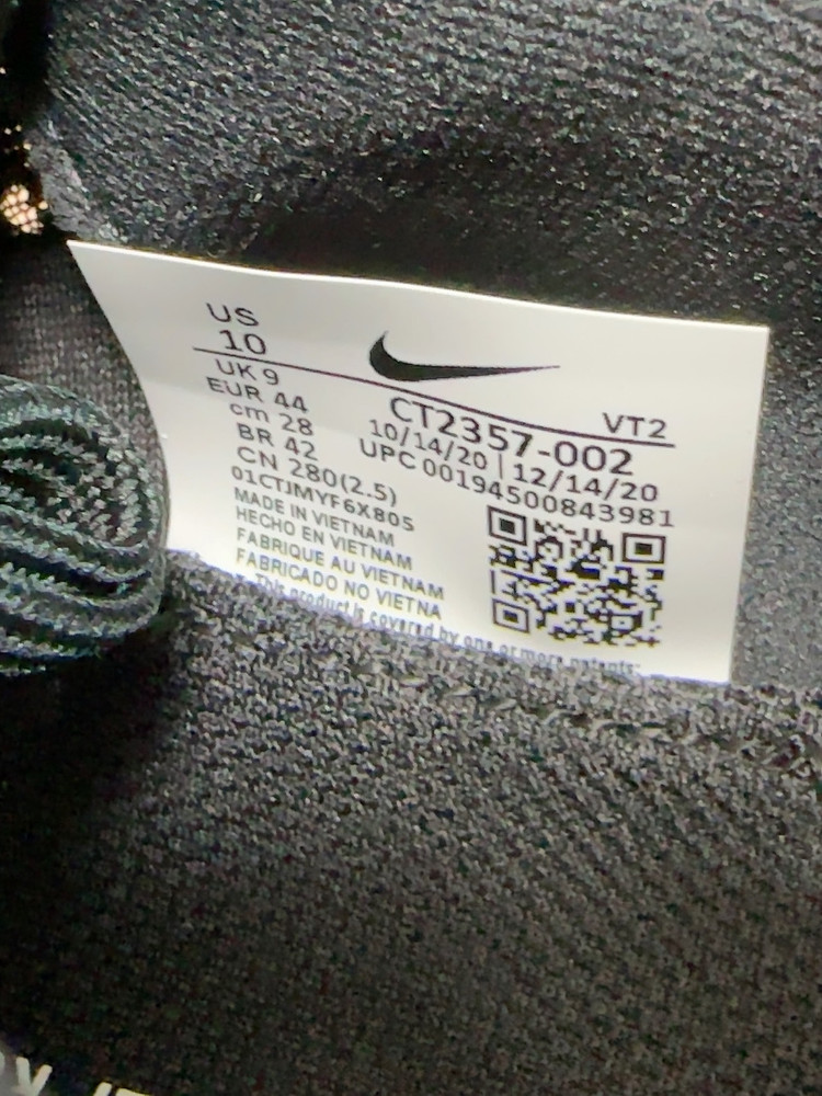 [280] 나이키 리액트 인피니티런 2 검흰 이미지