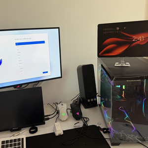 9600X 5060TI 블랙감성 새제품 본체 컴퓨터 이미지