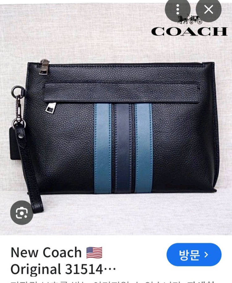 코치 가죽 클러치백/ 보테가베네타 반지갑 이미지