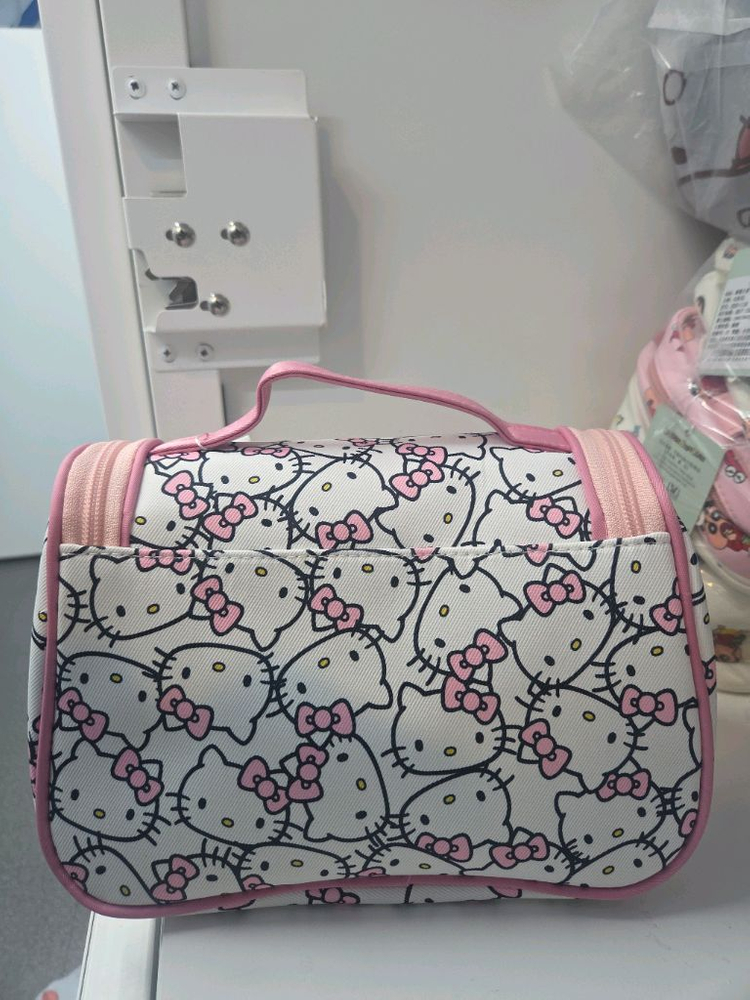 산리오 헬로키티 파우치,여행용 화장품 가방,키티가방 이미지