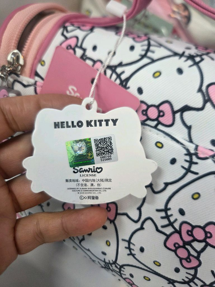 산리오 헬로키티 파우치,여행용 화장품 가방,키티가방 이미지